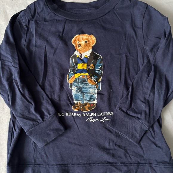 Ralph Lauren Other - Ralph Lauren Kids Long Sleeve Shirt with Polo Bear in Navy